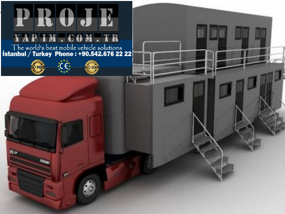 Mobile Hotel (Dormitory) truck trailer